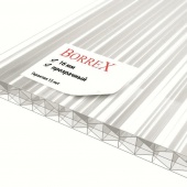Сотовый поликарбонат Borrex 16 мм прозрачный